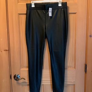 NWT LOFT FAUX LEATHER LEGGINGS